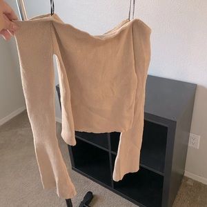 Long sleeve crop top